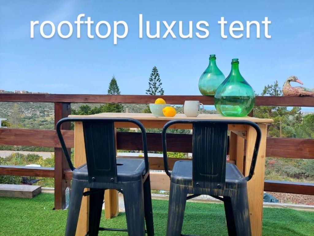 하니아 Dream Tiny House Or Luxus Tent With Pool 빌라 외부 사진